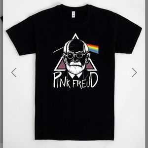 Pink Freud black T-Shirt Large New